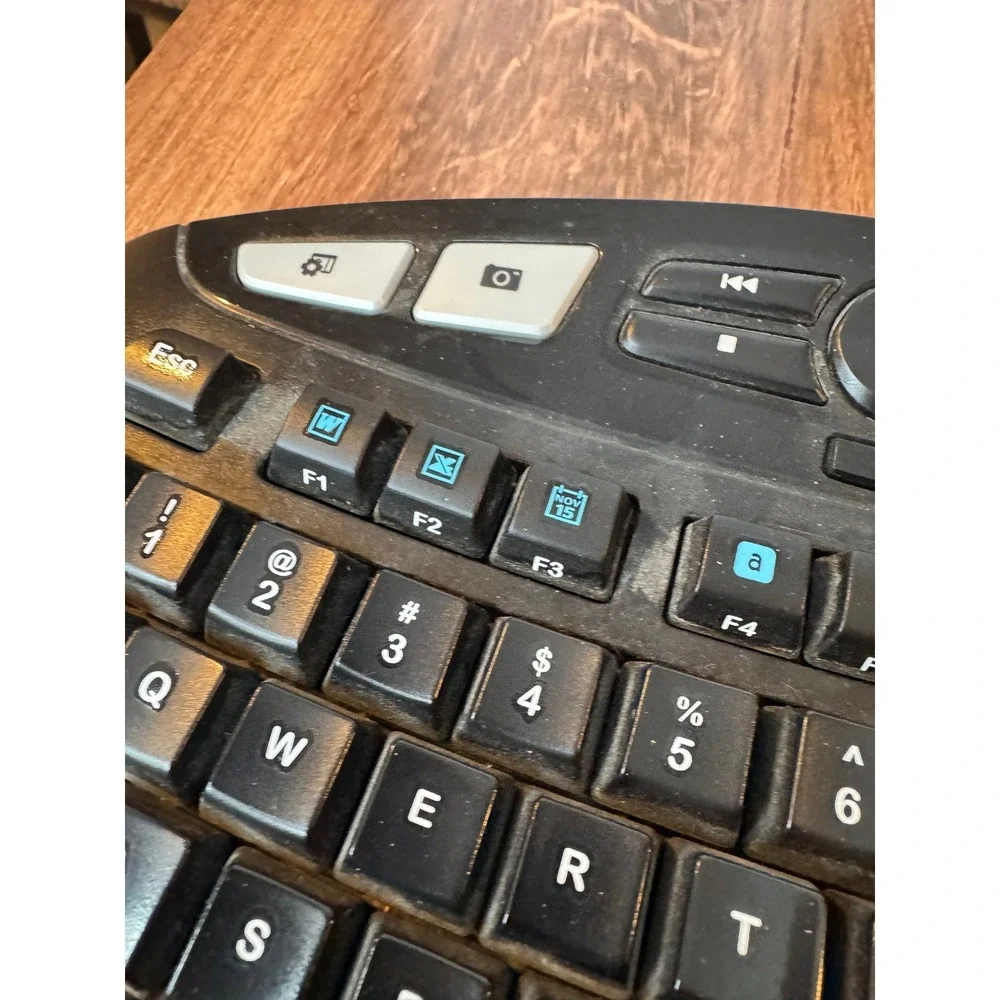 Logitech K350 Wave Wireless Ergonomic Keyboard No USB Receiver‎